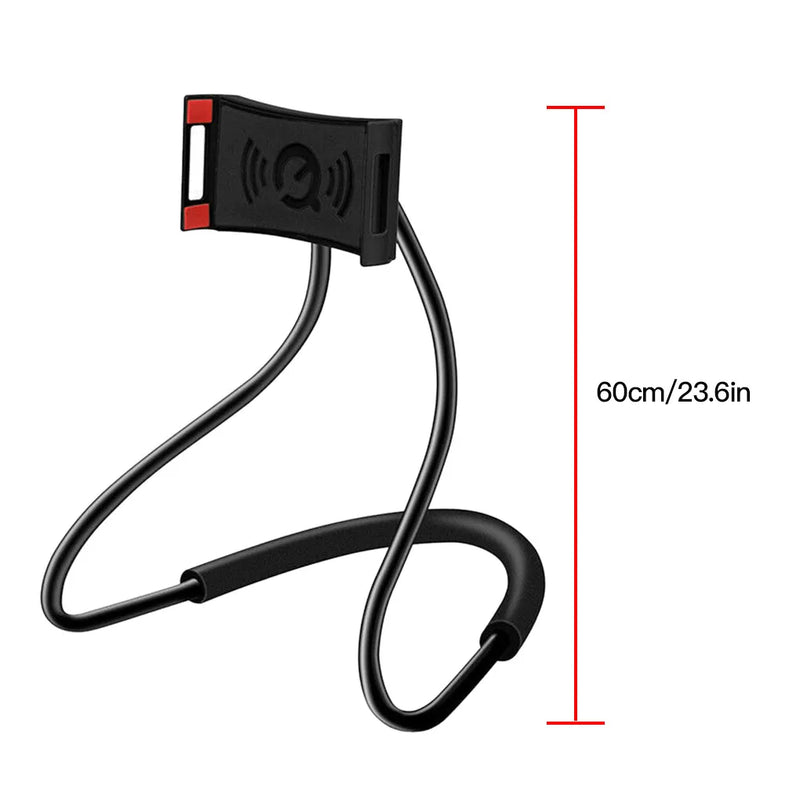 🎬 Support de Téléphone Flexible 360° (Tour de Cou Lazy Bracket)