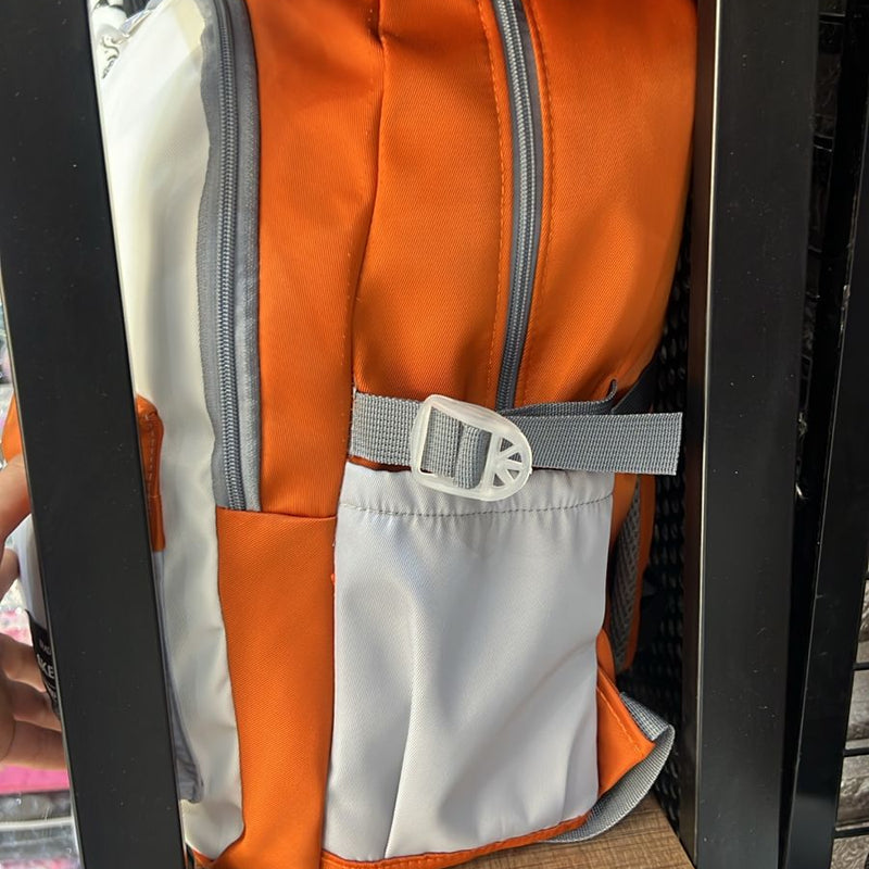 Sac à Dos SKBAGS Multi-Poches Imperméable (Noir/Orange) 🎒🔥 (Sport & Études)