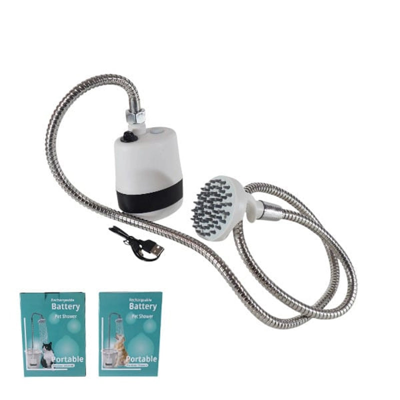 Douche Portable Rechargeable USB ☀️🚿 (Camping, Plage & Plein Air – Jet Puissant Autonome)