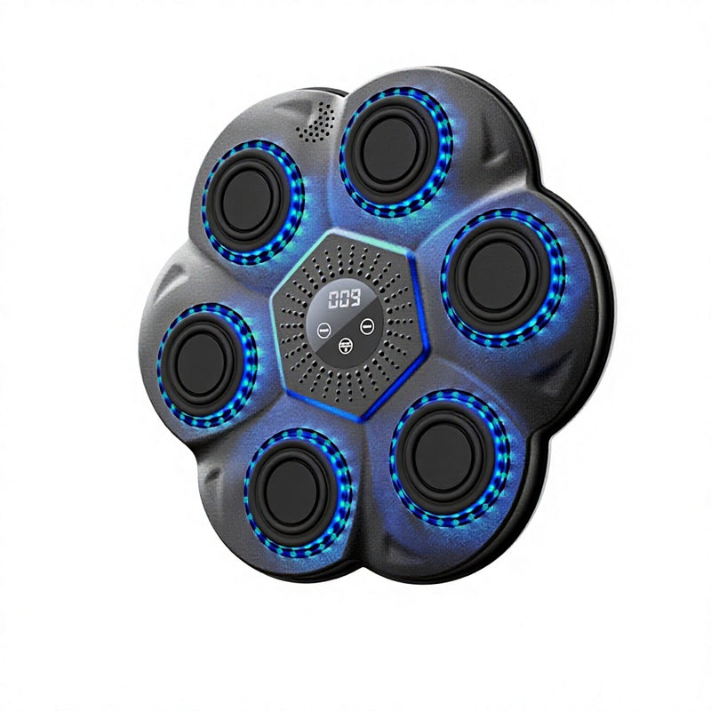 Machine de Boxe Murale Intelligente LED 🥊🔥 (Bluetooth, Entraînement Interactif & Compteur de Score)